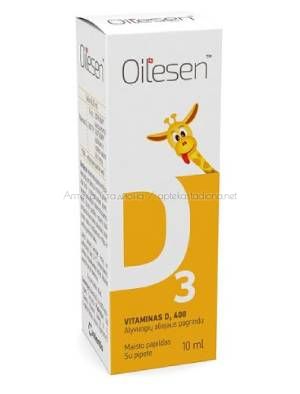 Ойлесен Витамин Д3 / Oilesen Vitamin D3 400IU х 10 мл