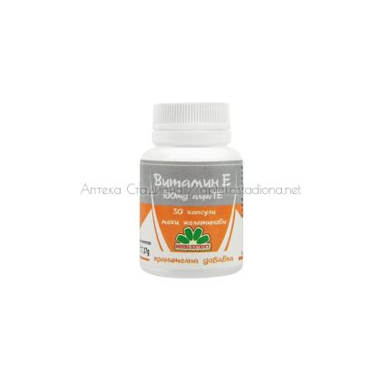 Витамин Е, 100 mg алфа-ТЕ, Никсен, 30 капсули