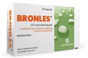 Бронлес, Bronles с карбоцистеин за по-лесно отхрачване 375 мг n 20 капсули