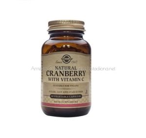 Червена Боровинка с Витамин С / Solgar Natural Cranberry & Vitamin C х60 капсули