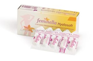 Феминела хиалософт / Feminella hyalosoft 10 вагинални супозитории