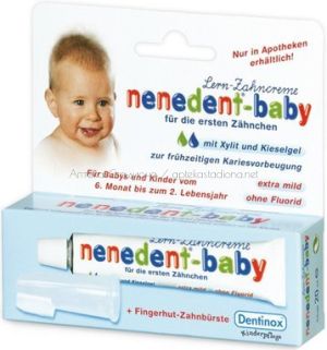 Ненедент / Nenedent Baby Комплект (Паста за зъби 20мл + Напръсник)