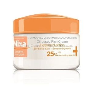 Микса / Mixa Интензивен подхранващ крем за лице за суха и чувствителна кожа x50 мл